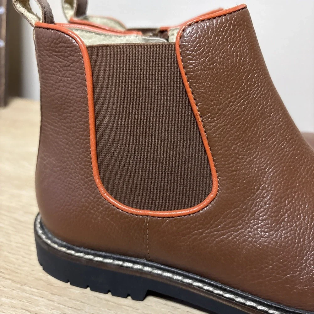 Mini‎ Boden Brown Chelsea Boots Size EU 35, US 3 Kids